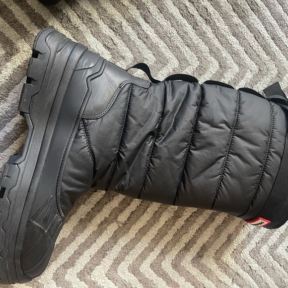 Hunter Black Quilted Boots - Picture 5 of 10